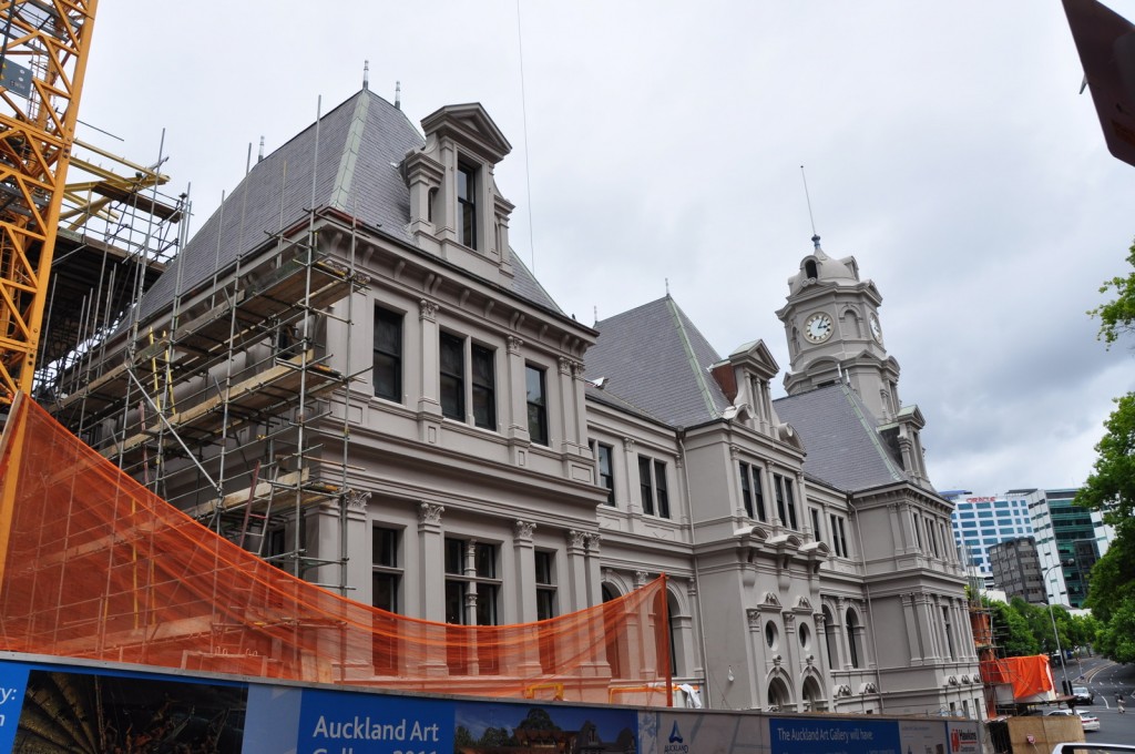 The Auckland Art Gallery was being redone while we were there.
